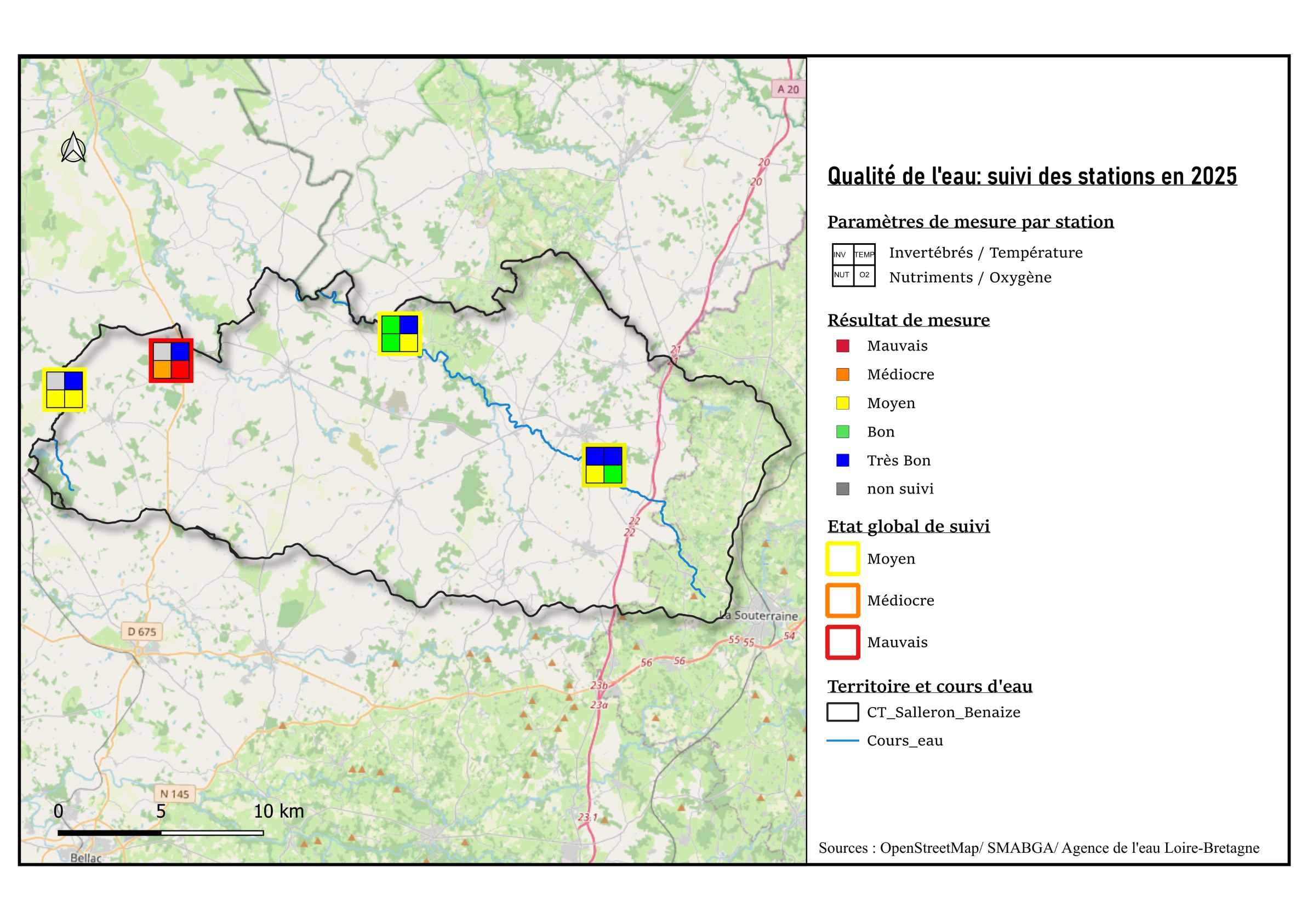 carte de synthèse du suivi 2025