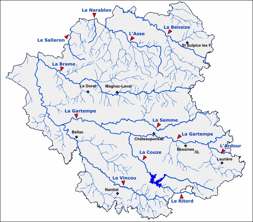 Carte du périmètre du SMABGA