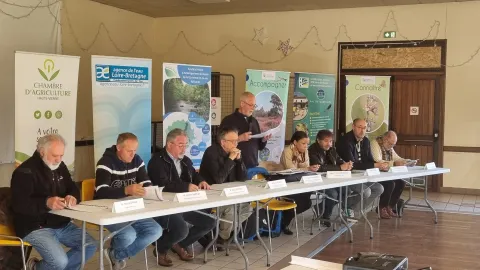 Signature du contrat du bassin versant du Salleron, de la Benaize et de leurs affluents